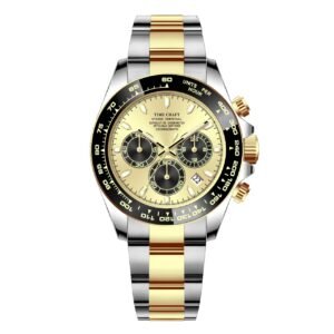 Time Craft Two-Tone  Chronograph Watch