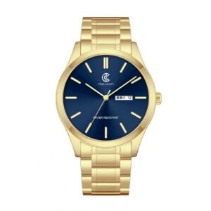 Time Craft Royal Blue Gold Classic Watch
